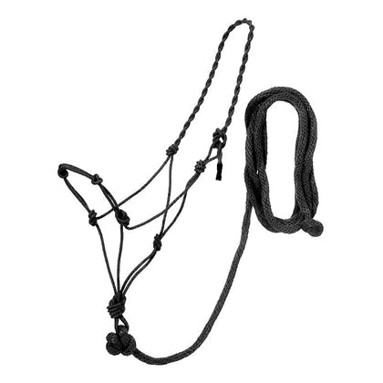 Tough1 Knotted Rope Halter with Lead