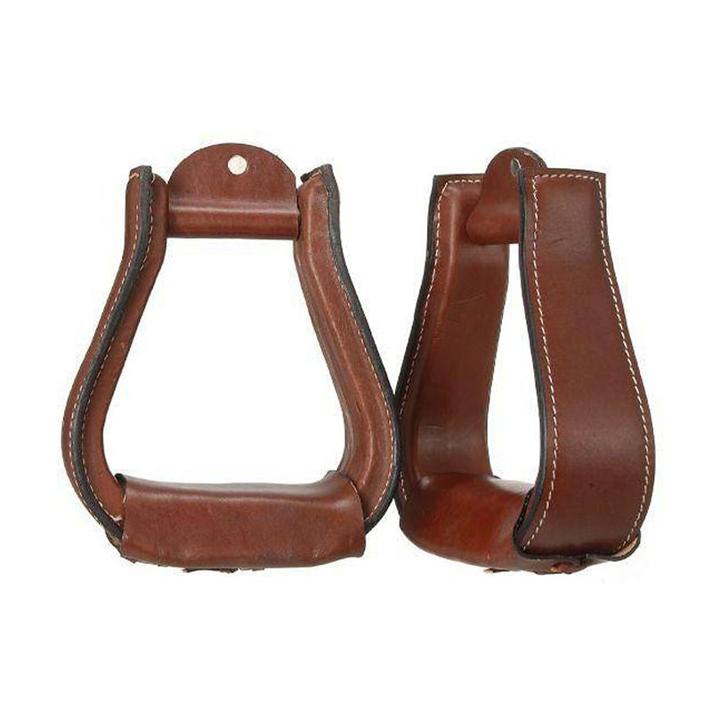 Tough1 Leather Covered Stirrups