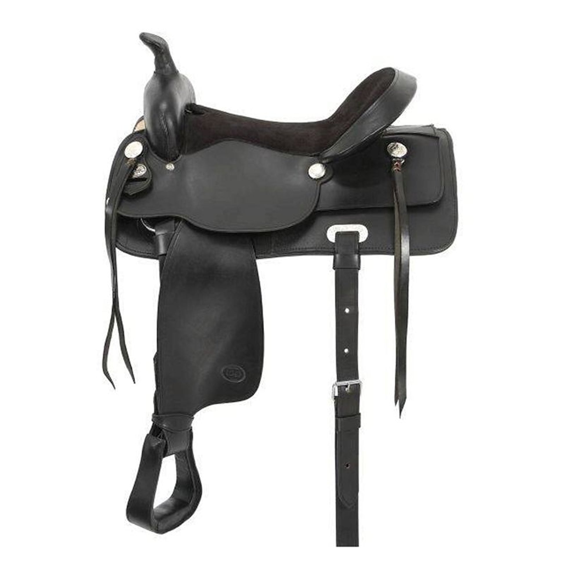 Tough1 Pleasure Trail Saddle Zebra Pkg