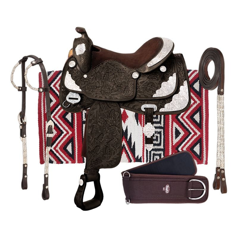 Silver Royal Oak Show Saddle Pkg