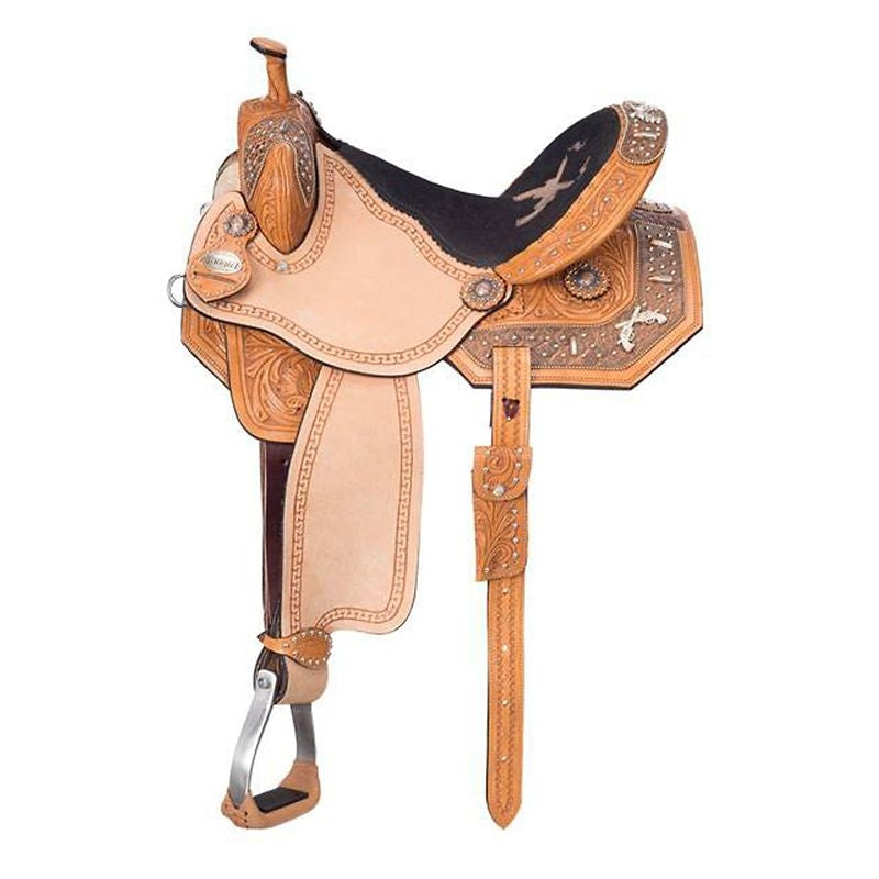 Silver Royal Pistol Annie Barrel Saddle