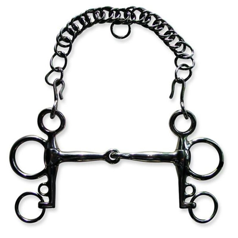 Metalab Jointed 13mm Pelham with Curb Chain