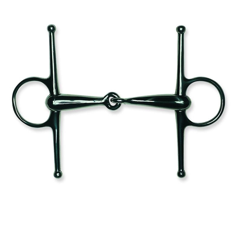 Metalab Jointed 18mm Full Cheek Snaffle Bit