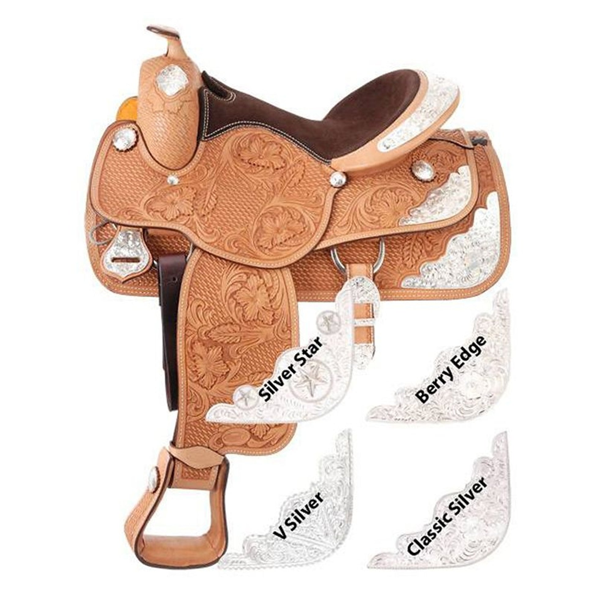 S Royal Challenger Slv Show Saddle Pkg
