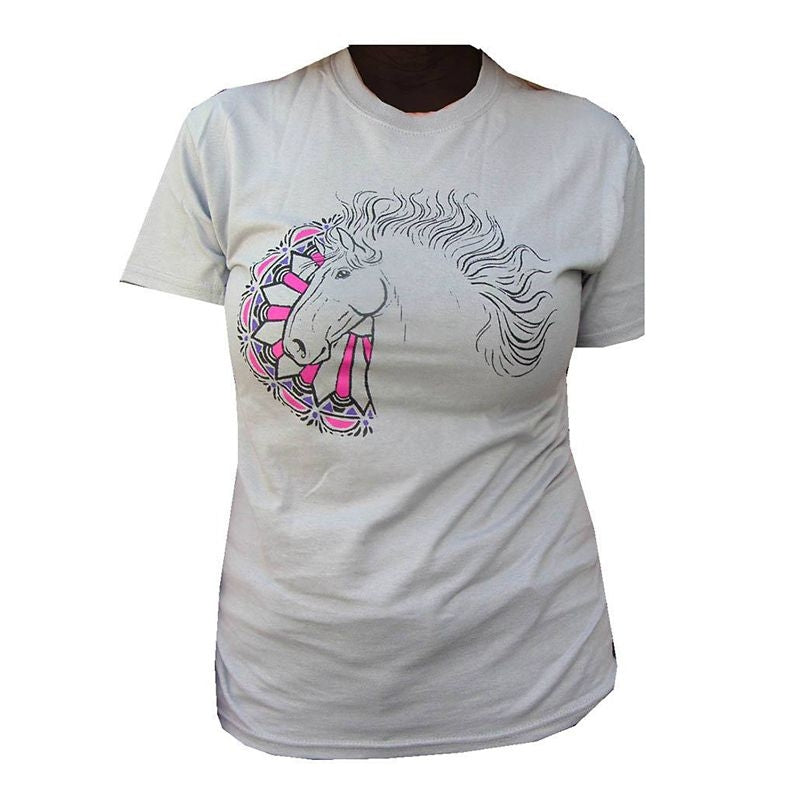 Sound Equine Ladies Carousel Horse Tee Shirt