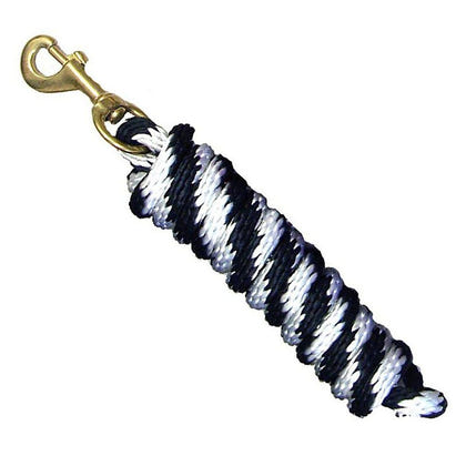 Braided Poly 8ft Lead with Solid Brass Snap