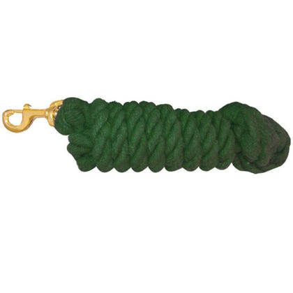 Cotton Lead Rope With Brass Snap
