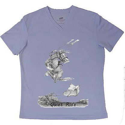 Intrepid Quiet Ride V-Neck Ladies T-Shirt