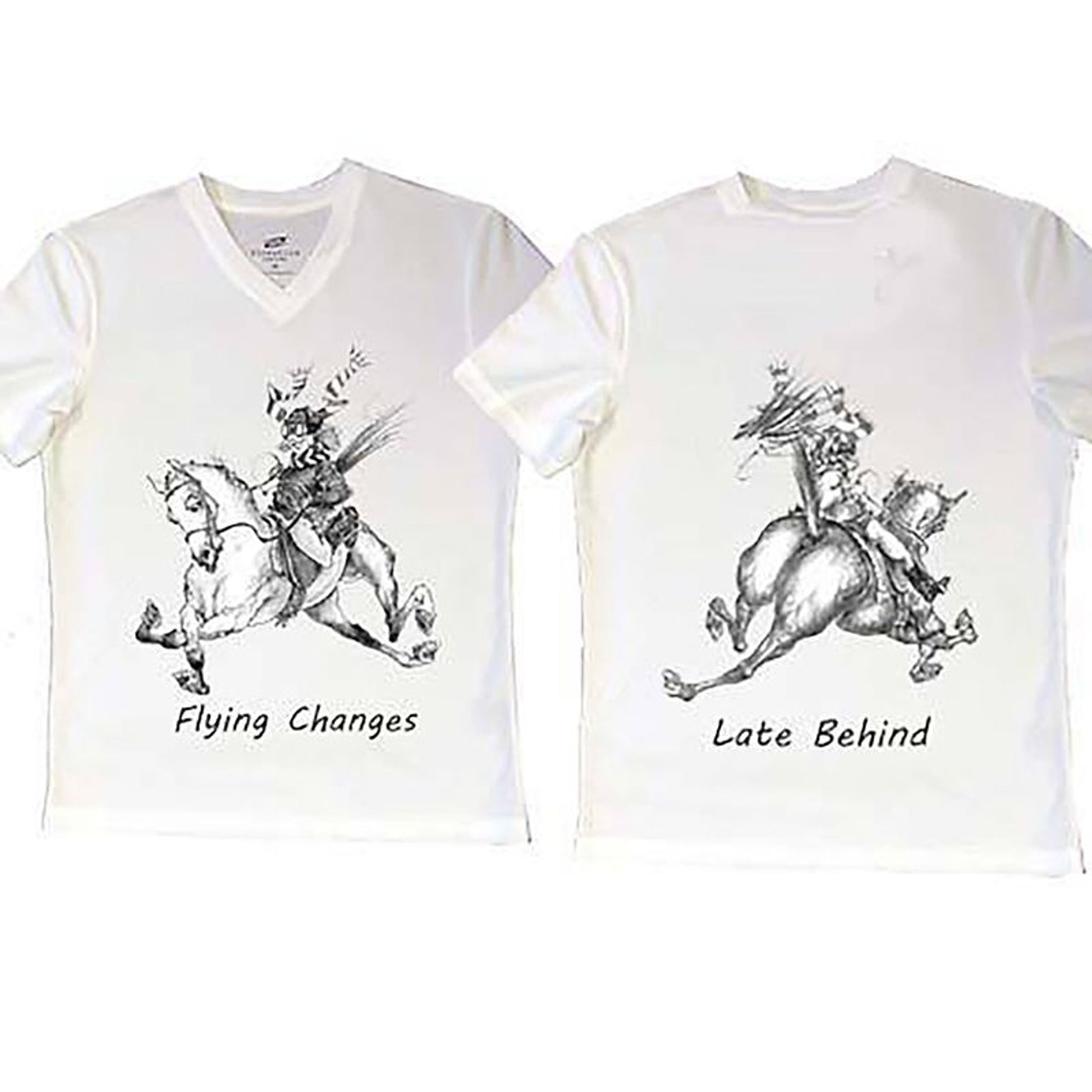 Intrepid Flying Lead Changes VNeck TShirt