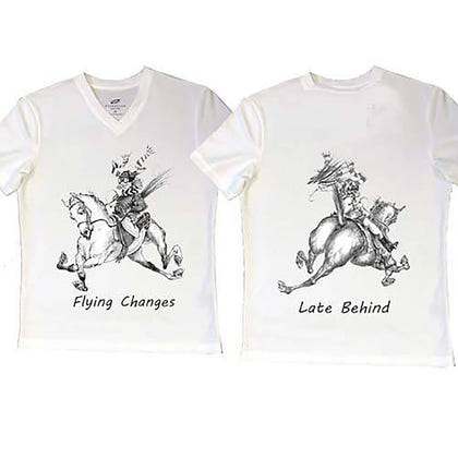 Intrepid Flying Lead Changes VNeck TShirt