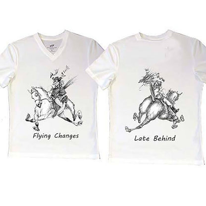 Intrepid Flying Lead Changes VNeck TShirt