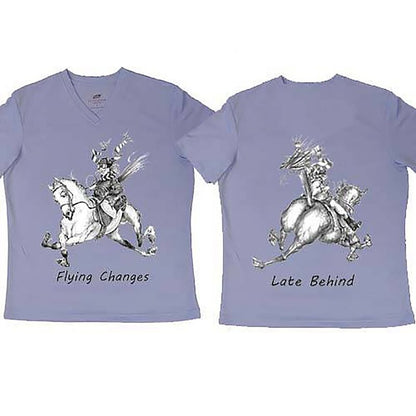 Intrepid Flying Lead Changes VNeck TShirt