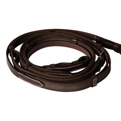 Huntley Equestrian Sedgwick Double Layer Web Grip Reins