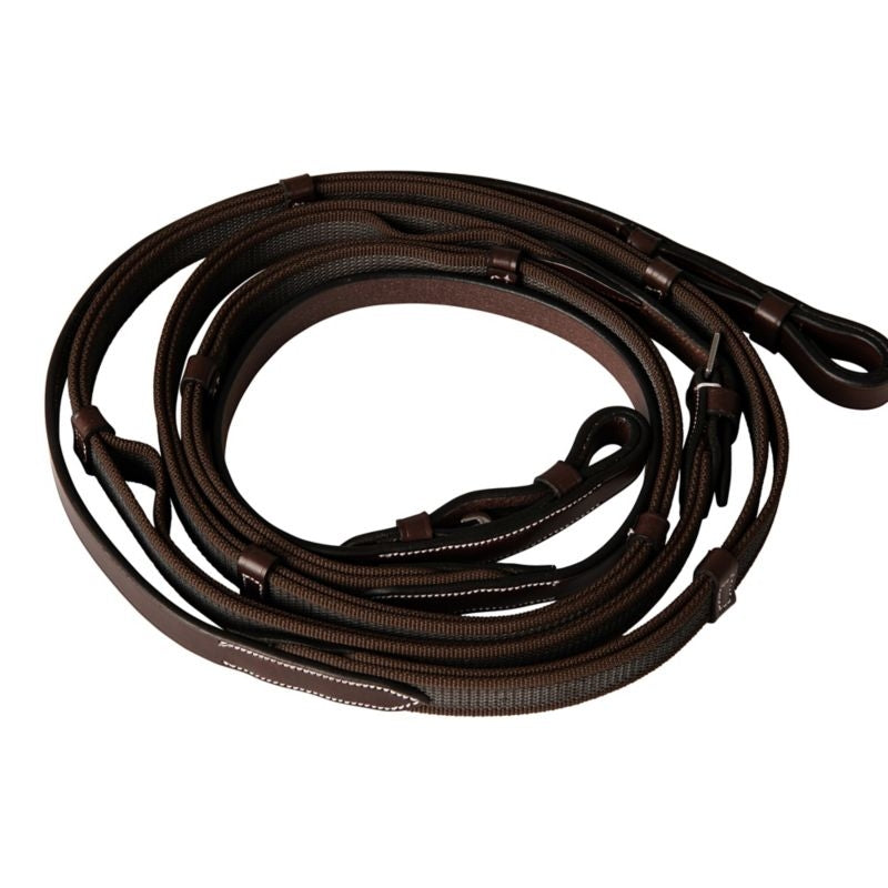 Huntley Equestrian Sedgwick Double Layer Web Grip Reins