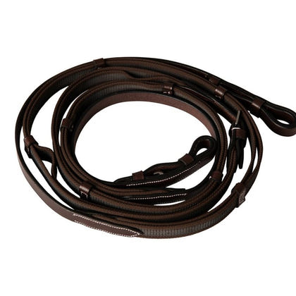 Huntley Equestrian Sedgwick Double Layer Web Grip Reins