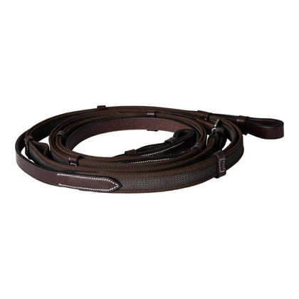 Huntley Equestrian Sedgwick Double Layer Web Grip Reins