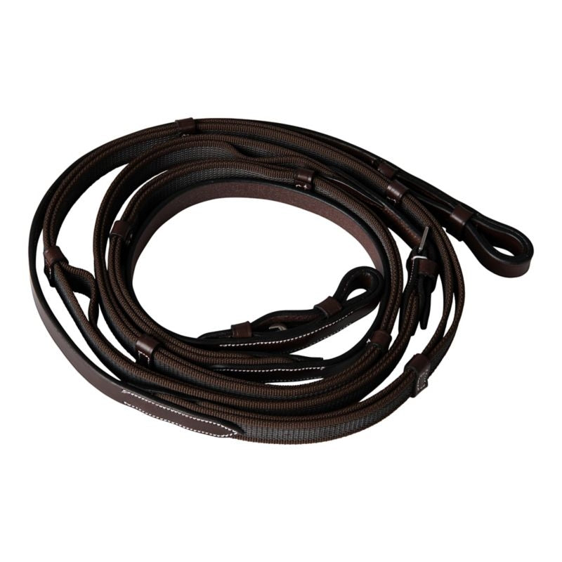 Huntley Equestrian Sedgwick Double Layer Web Grip Reins