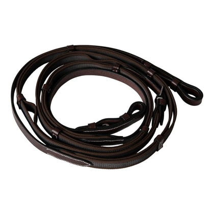 Huntley Equestrian Sedgwick Double Layer Web Grip Reins