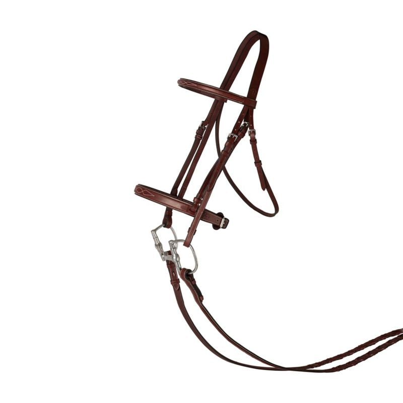 Huntley Eq Fancy Stitched Hunter Bridle