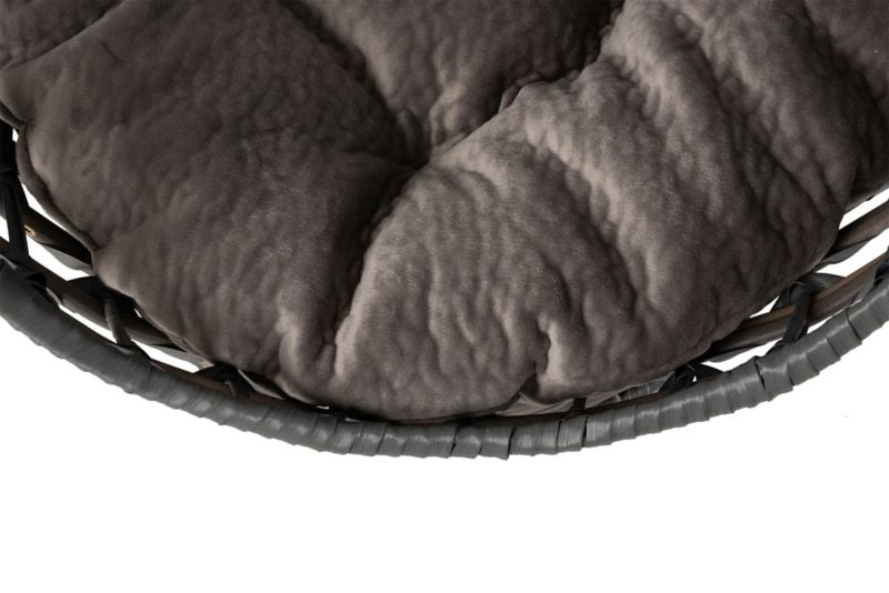 Huntley Pet Hemisphere Rattan Pet Bed with Cushion