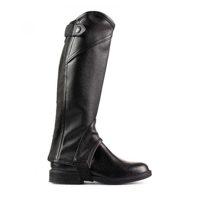 Horze Jr Leather Chaps 10 Black