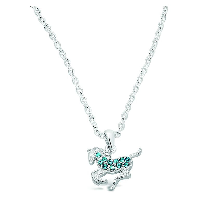 Kelley Kids Galloping Horse Necklace 16in