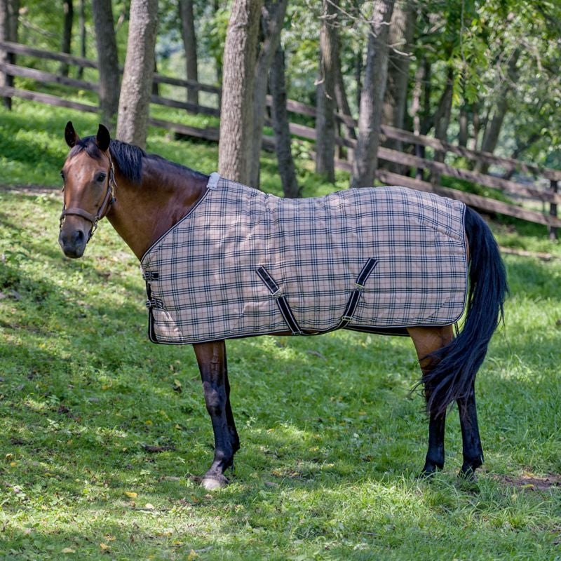TuffRider Comfy 1200D Plaid Stable Blanket 200g