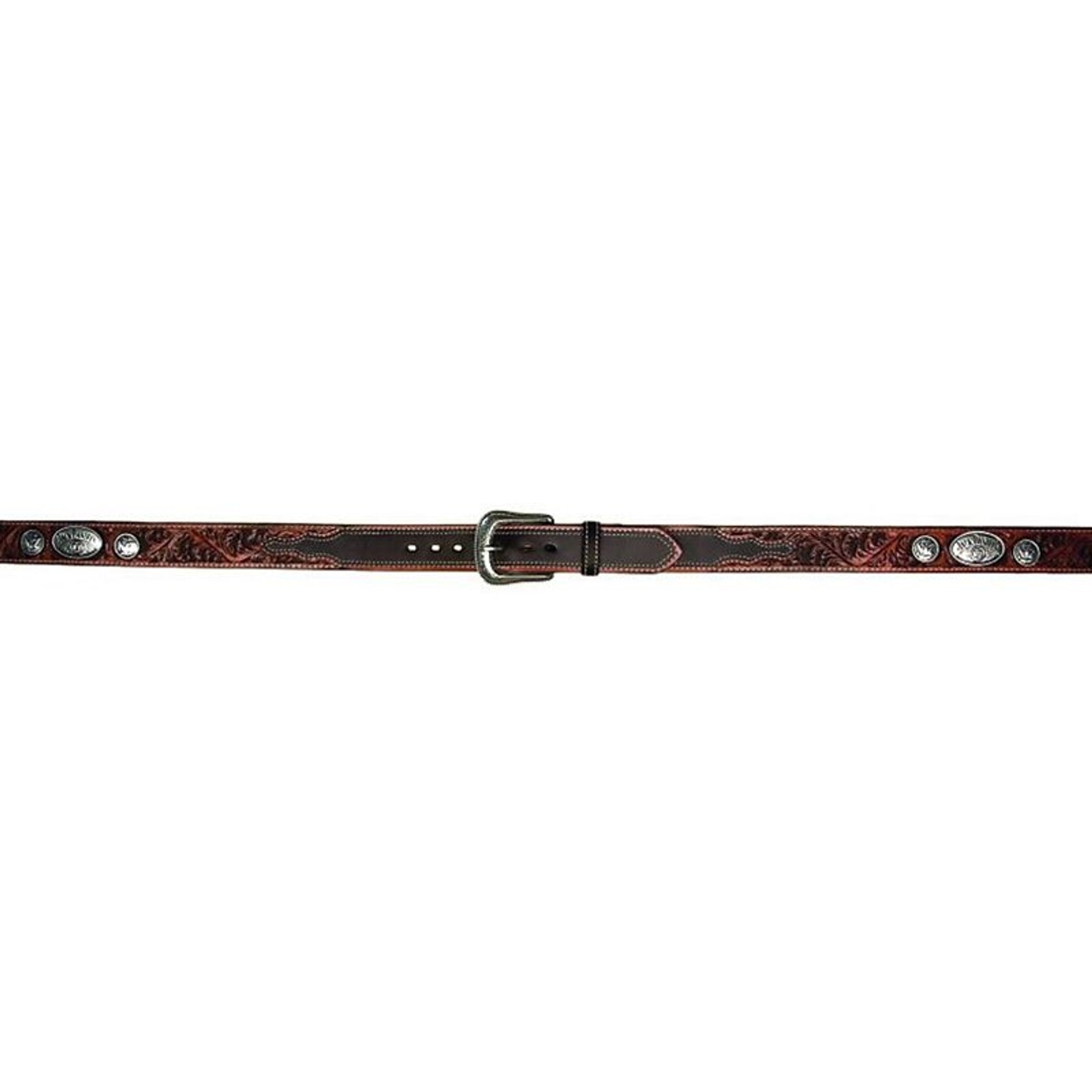 Jack Daniels Black Cutout Leather Belt