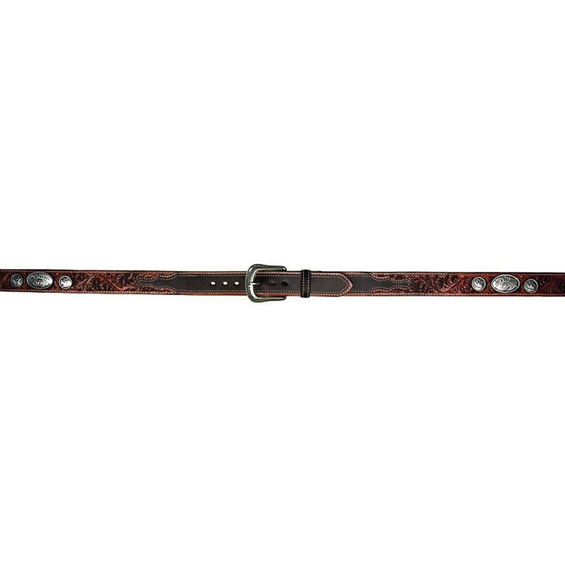 Jack Daniels Black Cutout Leather Belt