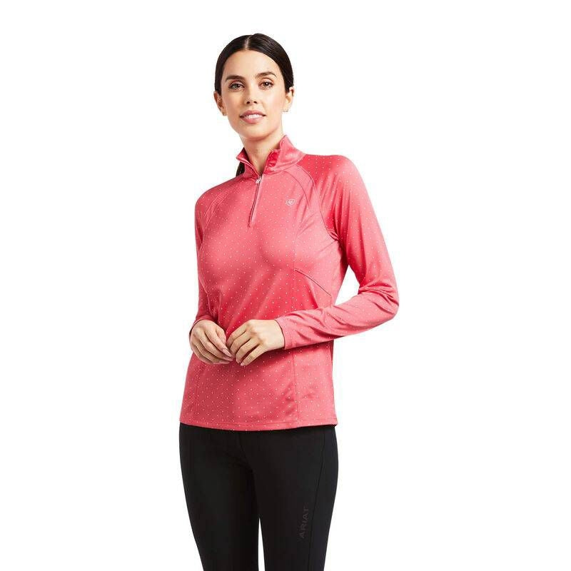 Ariat Ladies Sunstopper 2.0 1/4 Zip Baselayer Shir