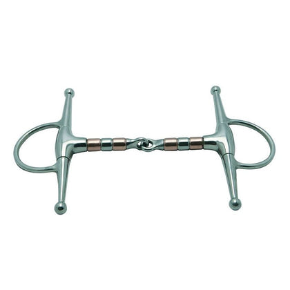 Jointed 16 Mm Copper Rollers Full Cheek Snaffle