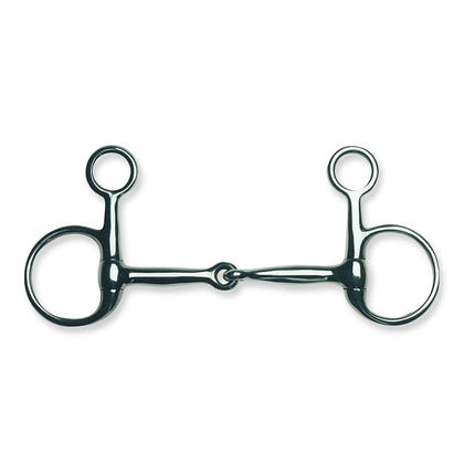 Metalab Jointed 12mm Baucher Eggbutt Snaffle Bit