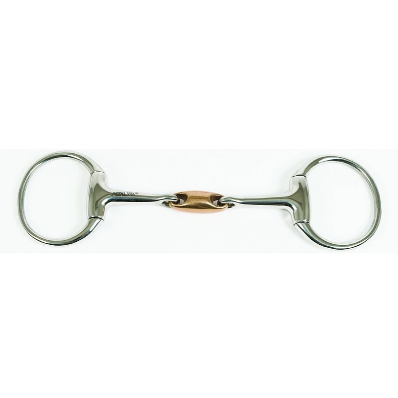 Metalab Dbl Joint 16mm Oval Link Eggbutt Snaffle