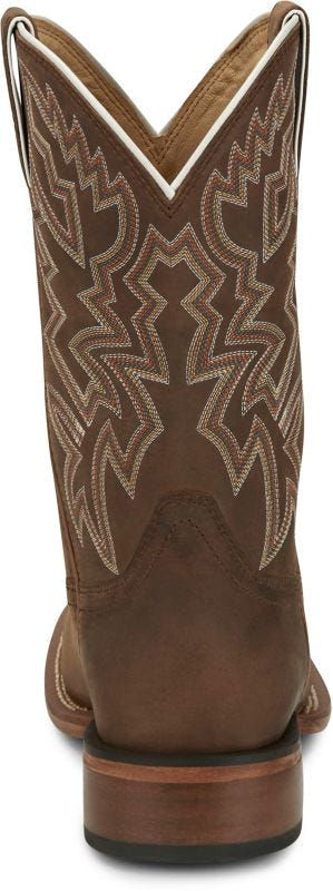 Justin Mens Guy Square Toe Boots