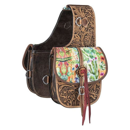 Tough1 Leather Saddle Bag Prints