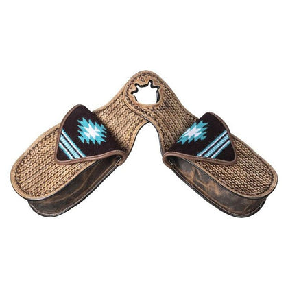 Tough1 Leather Horn Bag Woven