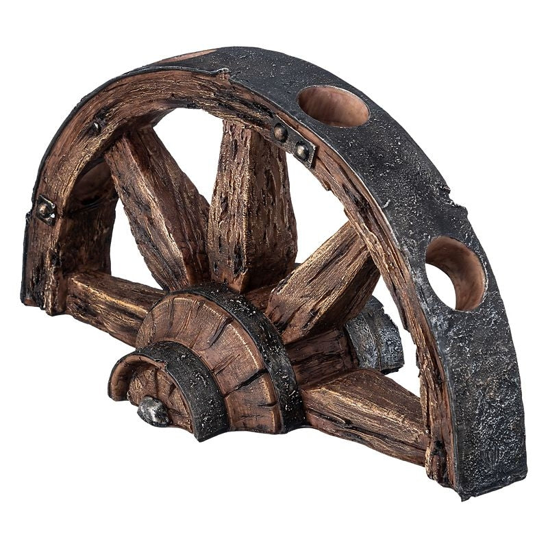 Gift Corral Wagon Wheel Wine Bottle Hold