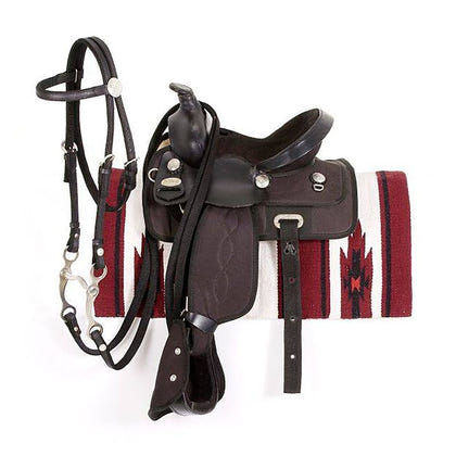 King Basic Synthetic Trail Saddle Package