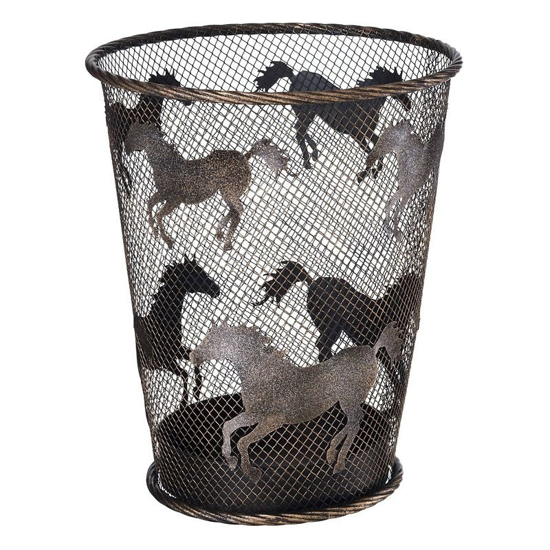 Waste Basket Horses