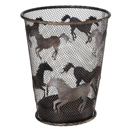 Waste Basket Horses