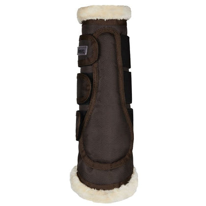 Horze Brushing Boots With Faux Fur