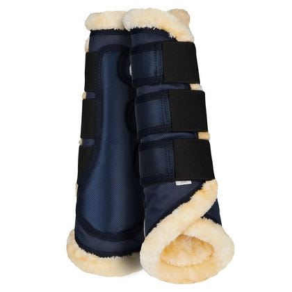 Horze Brushing Boots With Faux Fur