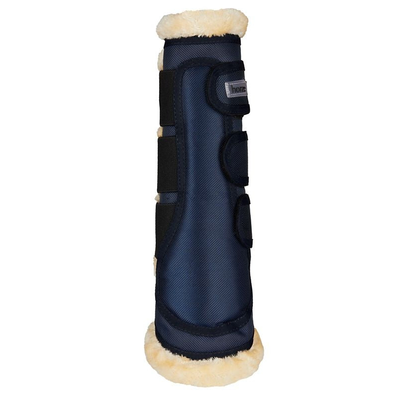 Horze Brushing Boots With Faux Fur