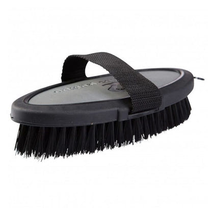 Horze Maddox Leather Handle Body Brush