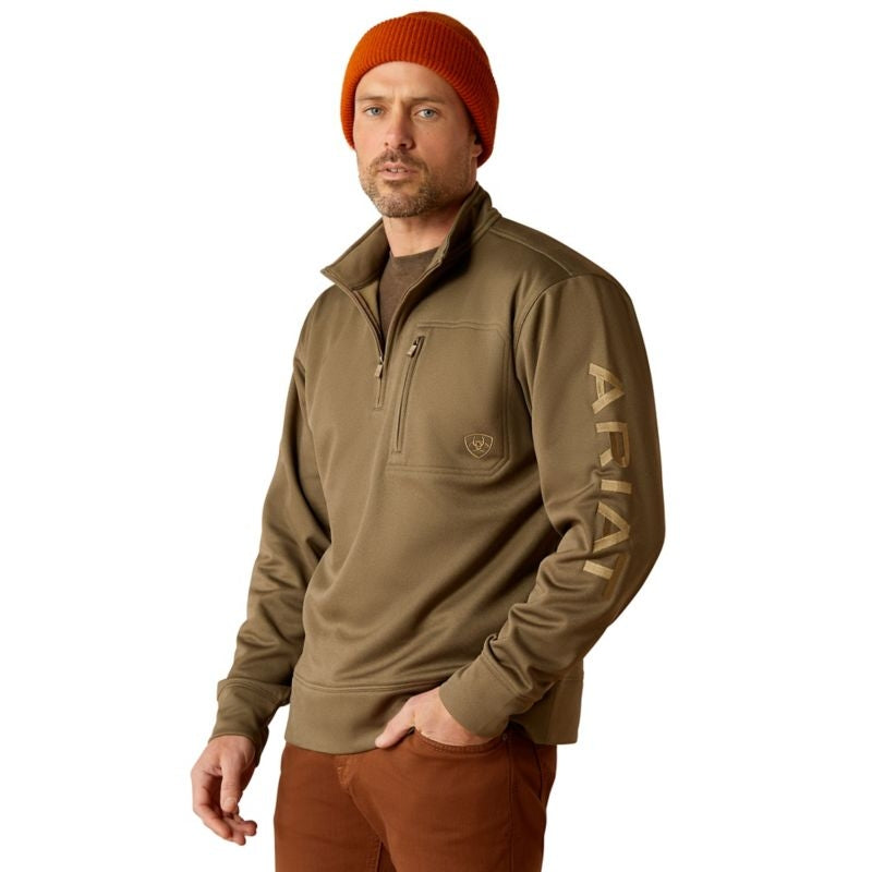 Ariat Mens Team Logo 1/4 Zip
