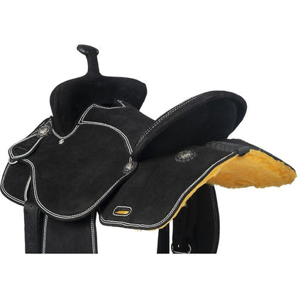 King Series Suede Bear Trap Saddle