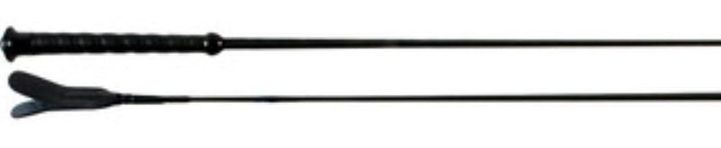 Jacks Dressage Whip with Long Flap 52 Black
