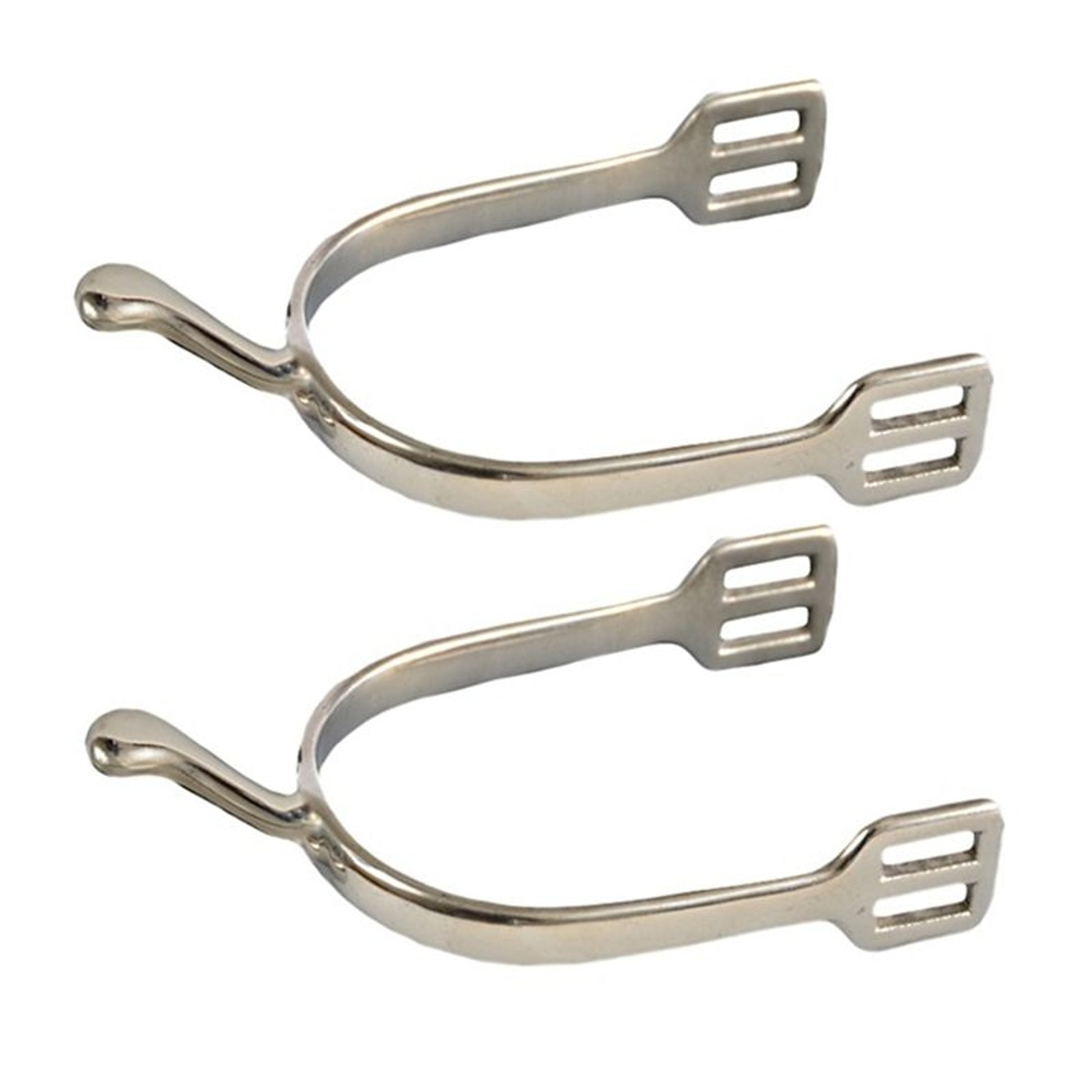 Jacks Ladies Swan Neck Spurs Sold in Pairs Stainle