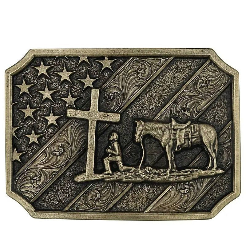 Montana Silversmiths Patriot Christian Cowboy Atti