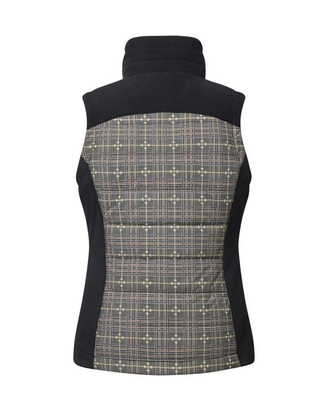 Kerrits Ladies Bits of Plaid Quilted Vest